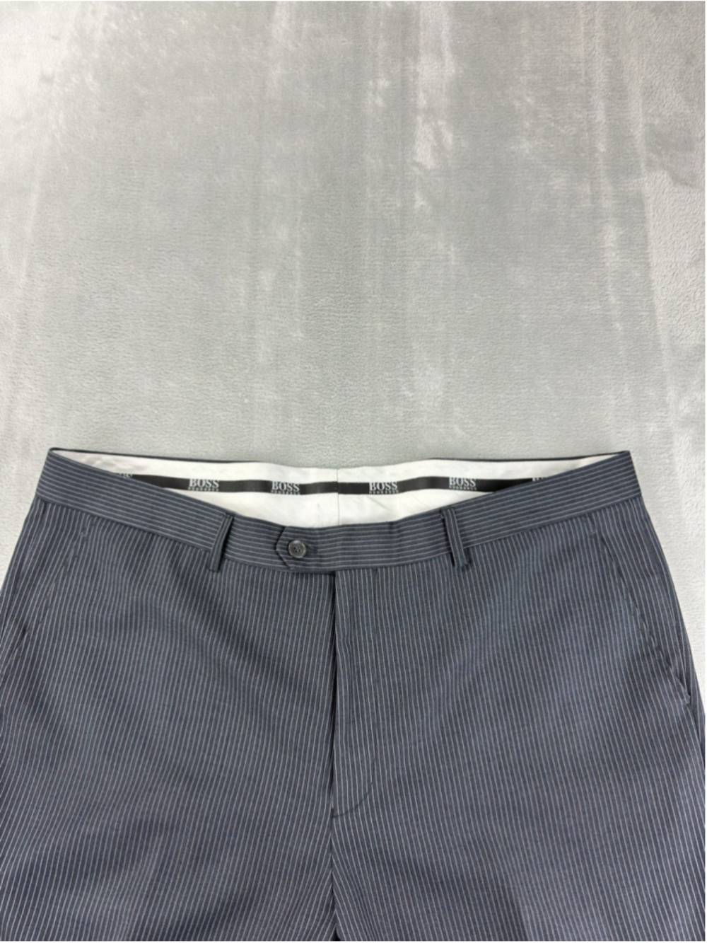 Boss Hugo Boss 2 Piece Set Pinstripe Men 85% Wool, 15% Polyester - Picture 15 of 16